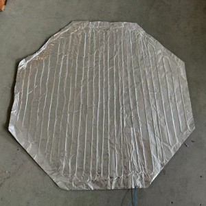 Almofada de aquecimento elétrica de folha de alumínio para IBC