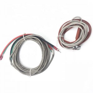 سلڪون رٻڙ فائبر گلاس Braided Heating Electric Wire Electric Cable