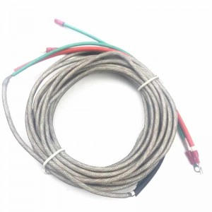 Silicone Rubber Fiberglass Braided Heating Electric Wire Electric Cable