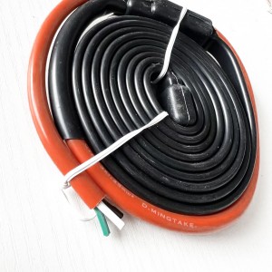 240 V silikonski grelni kabel za grelno cev odtočnega voda