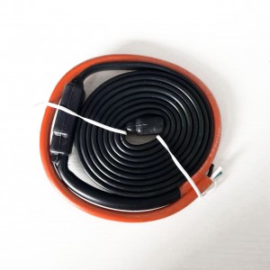 Cable calefactor de tubo calefactor de línea de drenaje de silicona de 240V