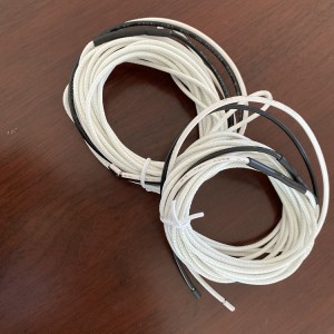 Wysokiej jakości kabel grzejny do rozmrażania w oplocie silikonowym z włókna szklanego