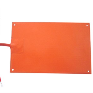 Almofada térmica de caucho de silicona flexible industrial