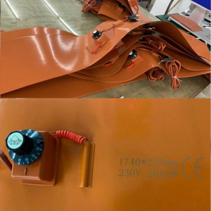 China Silicone Rubber Heater Pad Heating Elements for Gas Cylinders
