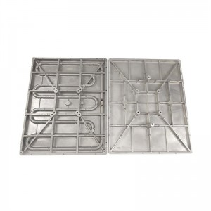Prensa hidráulica Placa de calor hidrónica de aluminio