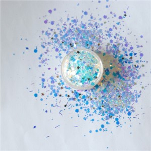 Trending Products Big Size Glitter Powder - Holographic Extra Fine Chunky Bulk Craft Glitter Powder – Xu Qi