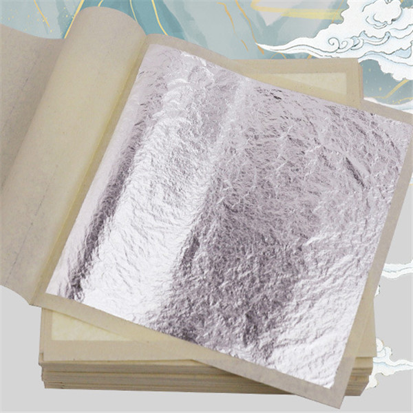 Wholesale Pure And Genuine Gilding Silver Foil Leaf Sheet Custom Size