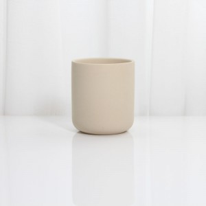 ဖယောင်းတိုင်ပြုလုပ်ရန်အတွက် စိတ်ကြိုက် Eco Friendly Ceramic Candle ဗလာအိုး