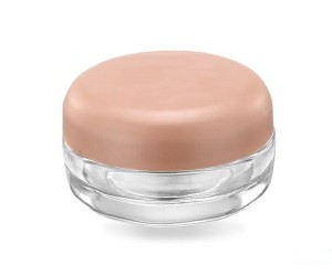 Wholesale 16g cosmetic packaging round foundation jar with cover