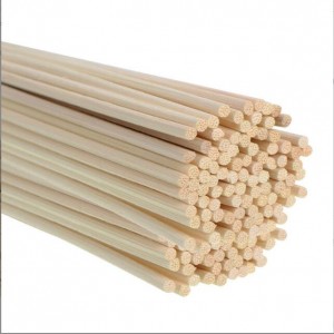 Reasonable price 3.0mm X 25cm 100PCS/Bundle Natural Indonesia Rattan Stick for Reed Diffuser Fragrance