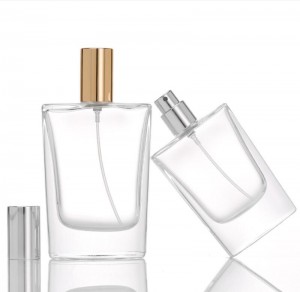 50ml 100ml Hoʻopilikino Wholesale Luxury Packaging Empty Spray Glass Perfume Bottle