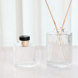 Top Grade square reed diffuser bottle amber glass diffuser bottle fragrance diffuser bottle