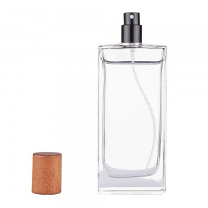 Custom Classic Clear Luxury Square Mist Perfume Bottle 50ml, 100ml  Wholesale Empty Glass Perfume Bottle