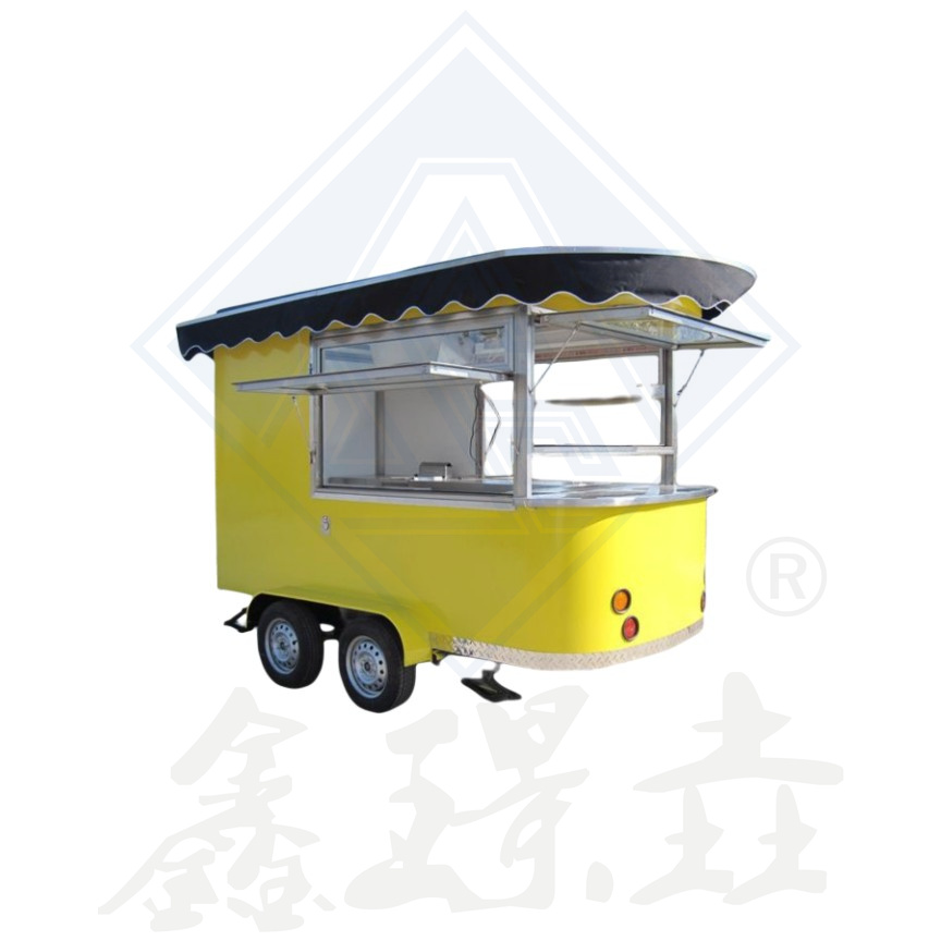 Motorcycle Food Cart with Serving Trolley for Sale