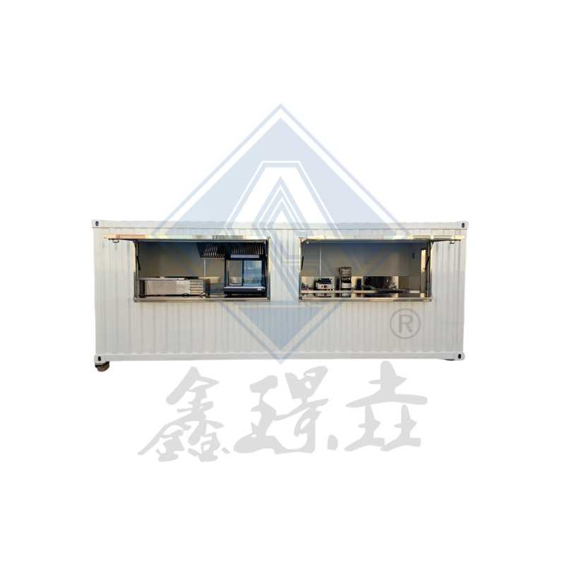 Commercial Large Fixed Container Food Kiosk