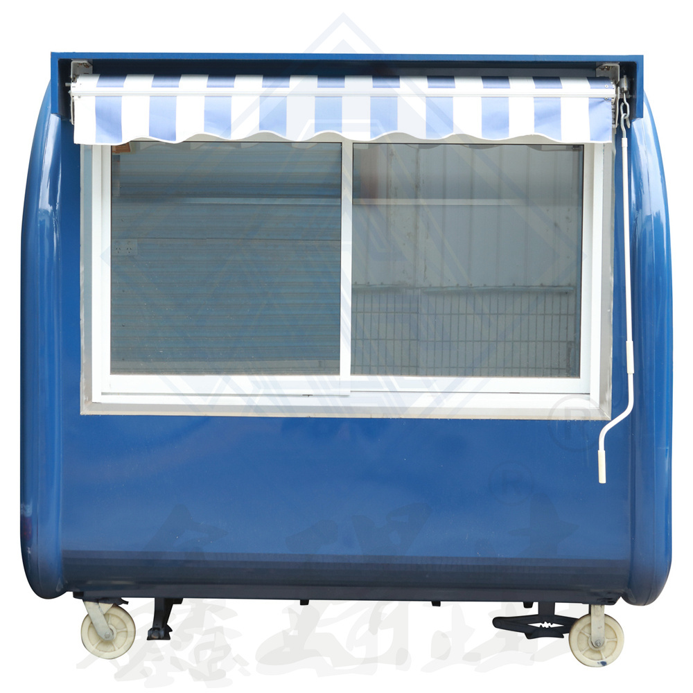Food Truck Trailer with Mobile Kitchen Cart for Sale