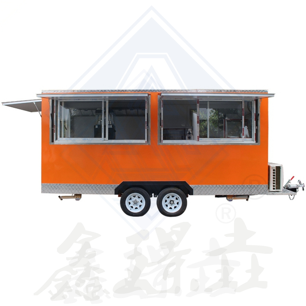Hot dog cart mobile food truck mobile trailer