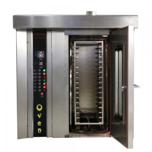 16 trays rotary oven eletriki gas diesel heatin ...