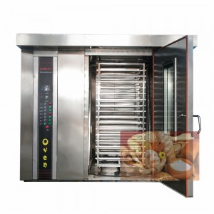 68 trays rotary oven electric gas diesel heatin...