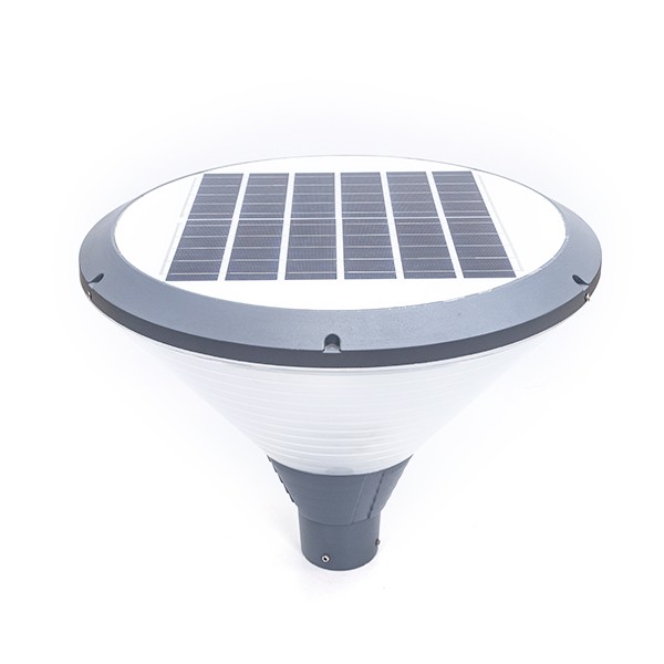 Ang TYN-703 Solar integrated Garden Light nga adunay LED Light Source