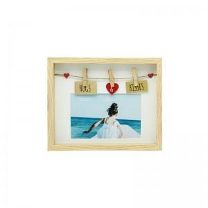 Photo With Clips Display Hanging Picture Frame for Wall decor