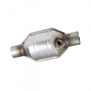 Universal three way stainless steel racing catalytic converter with euro 4 euro 5 standard