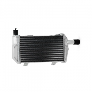 OEM and ODM Aluminum Motorcycle Body Parts Oil Cooler Radiator with Fan