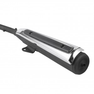 Low price customizable stainless steel titanium plated exhaust muffler