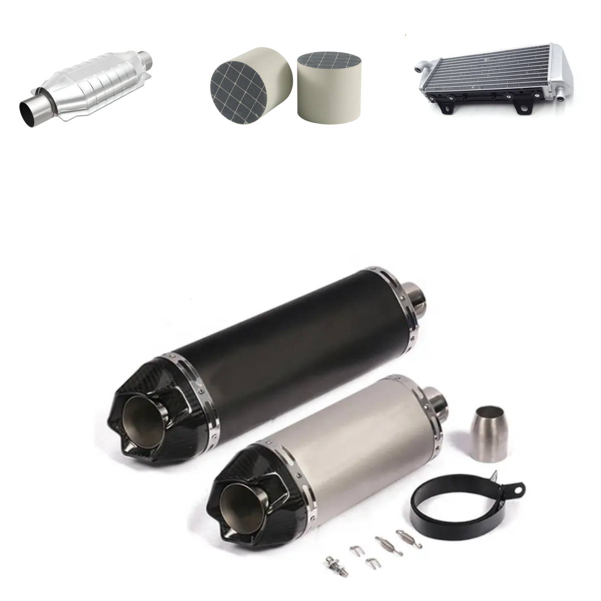 Good Quality Motorcycle Accessories Top Quality 304 Stainless Steel Exhaust Muffler Pipe