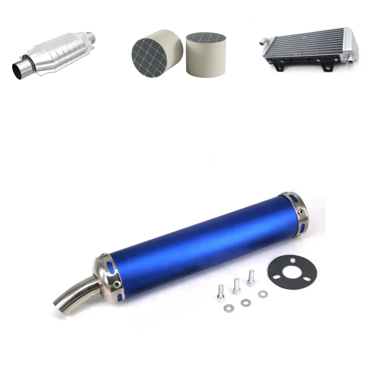 High Performance Silencer Motorcycle Parts Exhaust Muffler for Motorcycle Engine Featured Image
