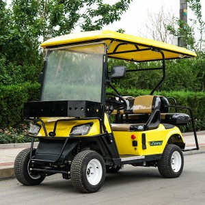 2-8 lingkoranan nga electric golf cart off-road four-wheel sightseeing nga sakyanan alang sa tourist attraction hotel