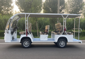 Makinë e re me energji elektrike me katër rrota për udhëtime turistike Skuter piktoreske të hotelit