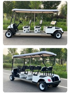 Elektrisk golfvogn Scenic Area Resepsjon Elektrisk sightseeingbil Firehjuls patruljebil