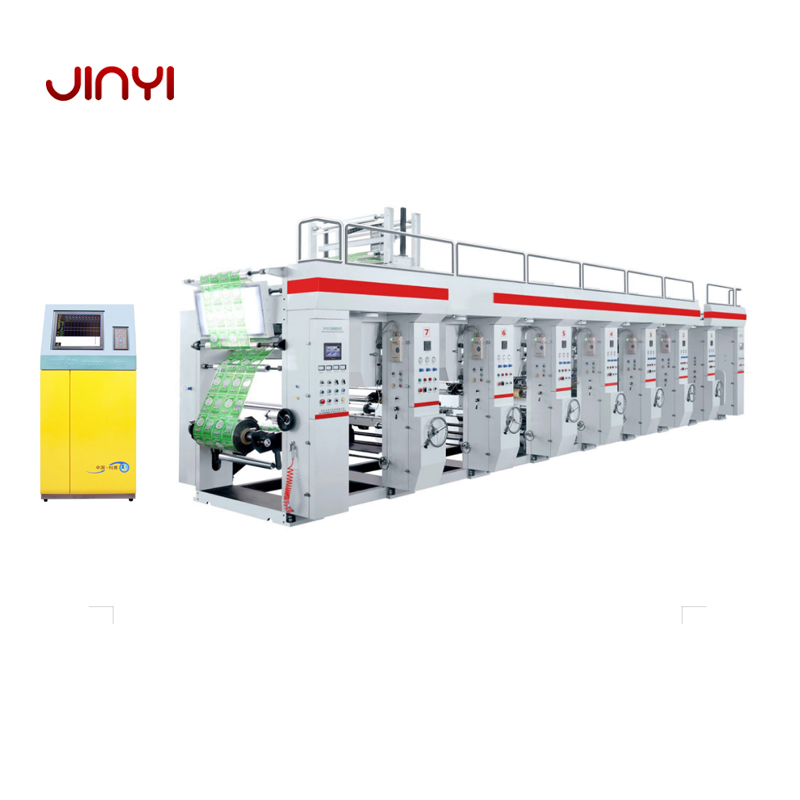 China Wholesale Plastic Film Rotogravure Printing Machine Exporters –  100m/Min Auto Register Rotogravure Printing Machine – JINYI