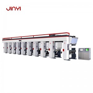 China Wholesale 5color Computer Register Rotogravure Printer Machine Exporters –  150M/MIN YWAY-850-8A 8colors Auto Register Rotogravure Printing Machine – JINYI