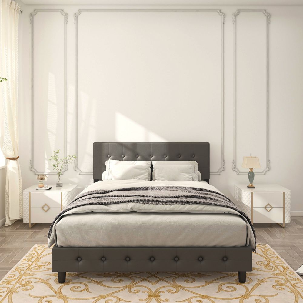 B128-upholstered bed-1