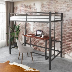18 Years Factory Upholstered Storage Platform Bed - B19-T Modern Iron Student Beds Frame Metal Loft Bed – JH