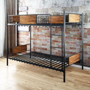 B24-T Twin Metal Bed Frame Detachable Bunk Bed For Home or School