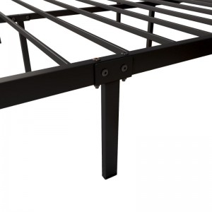JHB63-J Metal Wood Platform Bed Frame Metal Slat Tubular Bed Frame