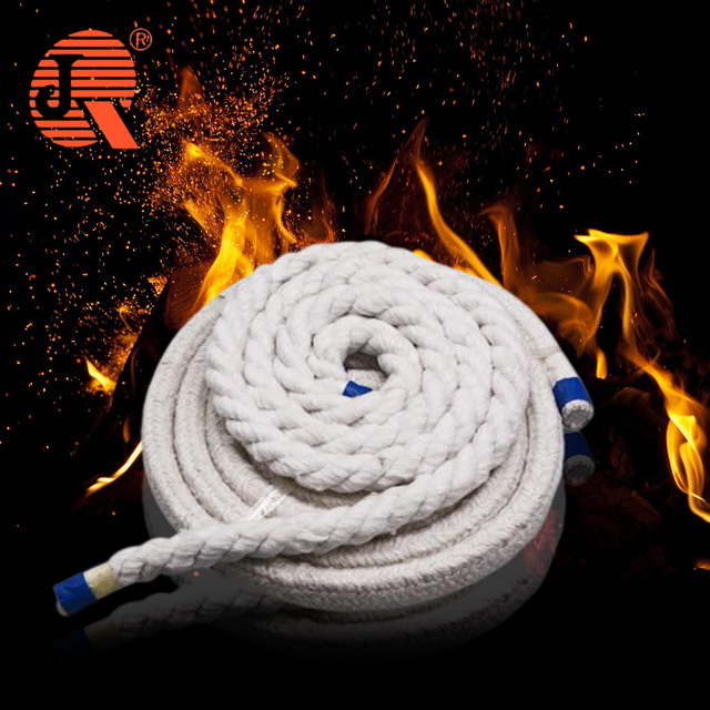 Thermal Insulation Material Round/Square/Twisted Braided Ceramic Fiber Rope Featured Image