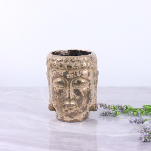 Newly Developed Red Clay Fired Metal Glaze Garden Planter & Vase