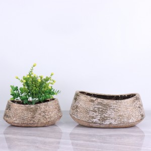 Metallic Glaze with Antique Effect Handmade Ceramic Vases Series