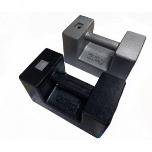 High quality CAST-IRON M1 weights 5kg to 50 kg (adjusting cavity on top)