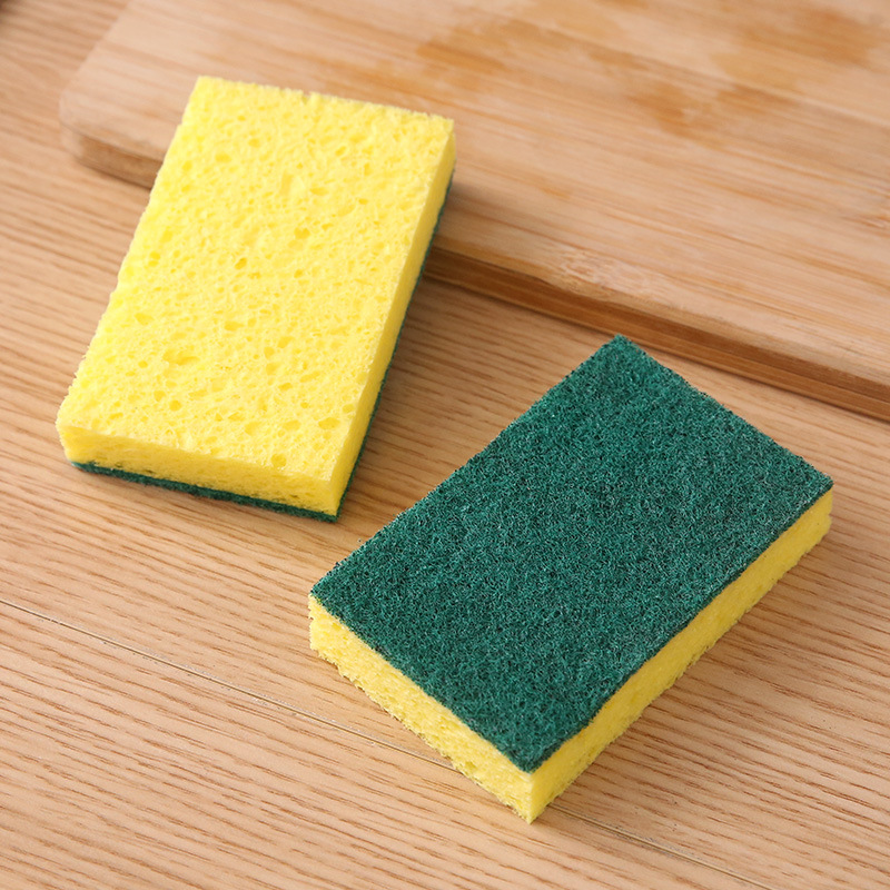 Chuangdi 12 Pieces Cleaning Scrubbing Sponge, Kitchen Cellulose Dish Sponge  For