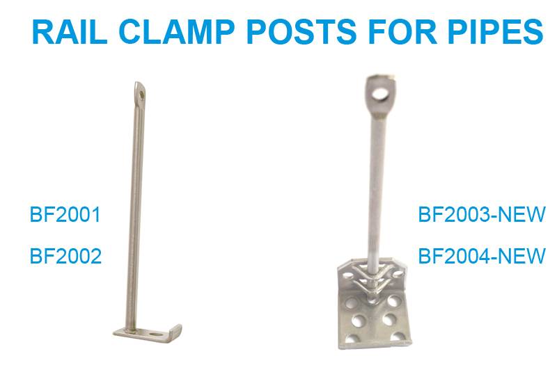 Excellent quality Direct Manufacturer Of Bird Spikes - Rail Clamp Posts for Pipes – Jinglong