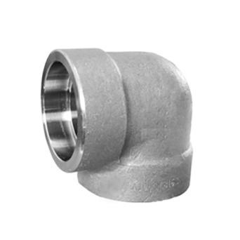 Stainless steel forged 90° socket welded elbow