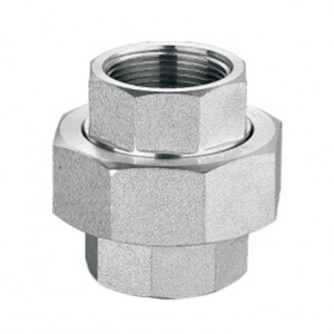 Stainless steel forged thread union