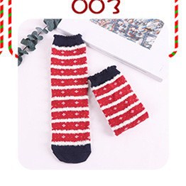 OEM Design Christmas Cotton Colorful Floral Design Women Thicken Thermal Socks