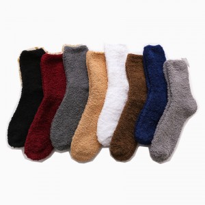 Plus Size Thigh High Cotton Athletic Soild Color Thermal Warm Thick Wool Women Socks