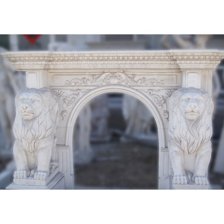 Customized stone carvings and sculptures stone lion head sculpture for sale